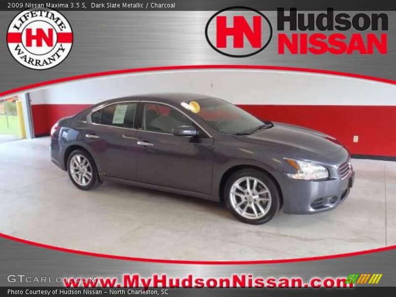Dark Slate Metallic / Charcoal 2009 Nissan Maxima 3.5 S