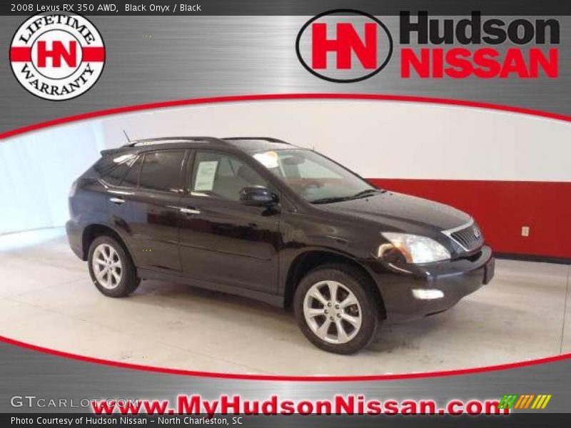 Black Onyx / Black 2008 Lexus RX 350 AWD