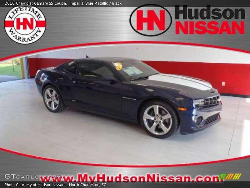 Imperial Blue Metallic / Black 2010 Chevrolet Camaro SS Coupe