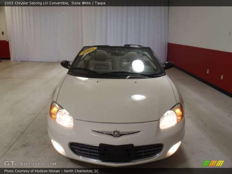 Stone White / Taupe 2003 Chrysler Sebring LXi Convertible