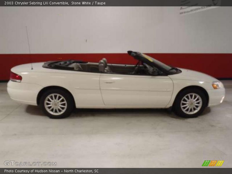 Stone White / Taupe 2003 Chrysler Sebring LXi Convertible