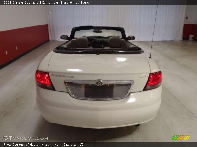 Stone White / Taupe 2003 Chrysler Sebring LXi Convertible
