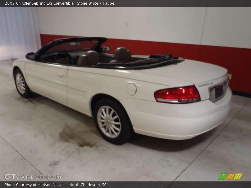 Stone White / Taupe 2003 Chrysler Sebring LXi Convertible