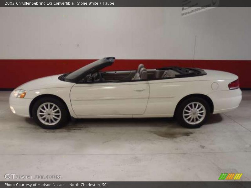 Stone White / Taupe 2003 Chrysler Sebring LXi Convertible