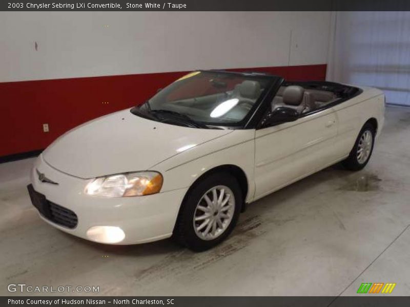 Stone White / Taupe 2003 Chrysler Sebring LXi Convertible