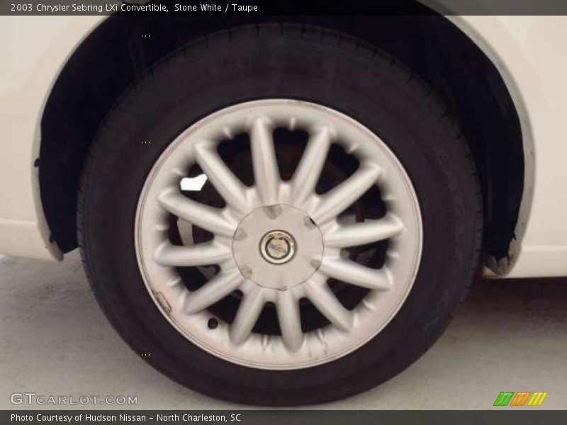 Stone White / Taupe 2003 Chrysler Sebring LXi Convertible