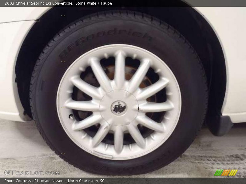 Stone White / Taupe 2003 Chrysler Sebring LXi Convertible