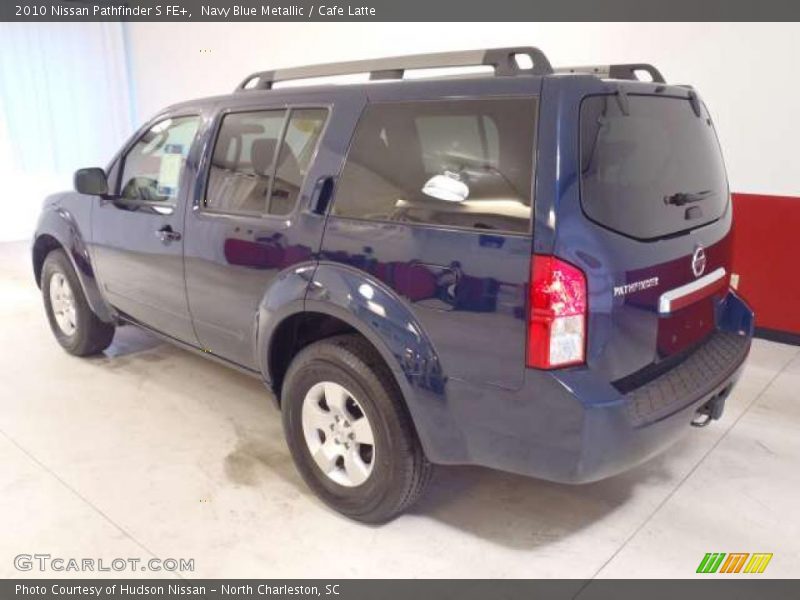 Navy Blue Metallic / Cafe Latte 2010 Nissan Pathfinder S FE+