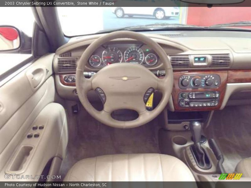 Stone White / Taupe 2003 Chrysler Sebring LXi Convertible