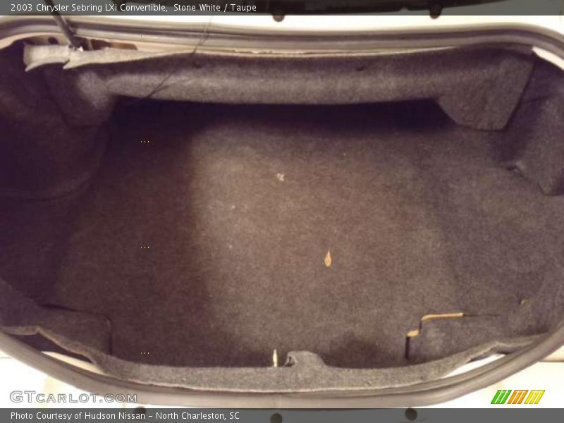 Stone White / Taupe 2003 Chrysler Sebring LXi Convertible