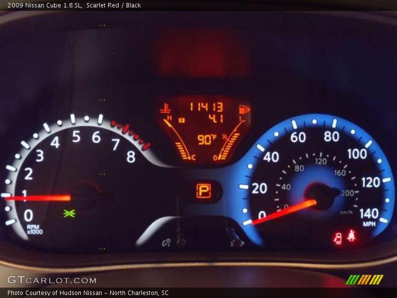 Scarlet Red / Black 2009 Nissan Cube 1.8 SL