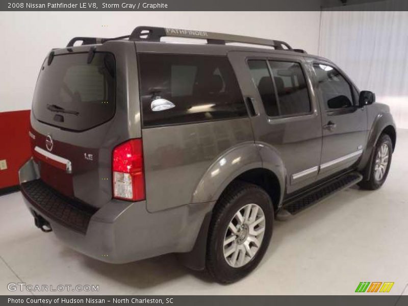 Storm Gray / Graphite 2008 Nissan Pathfinder LE V8
