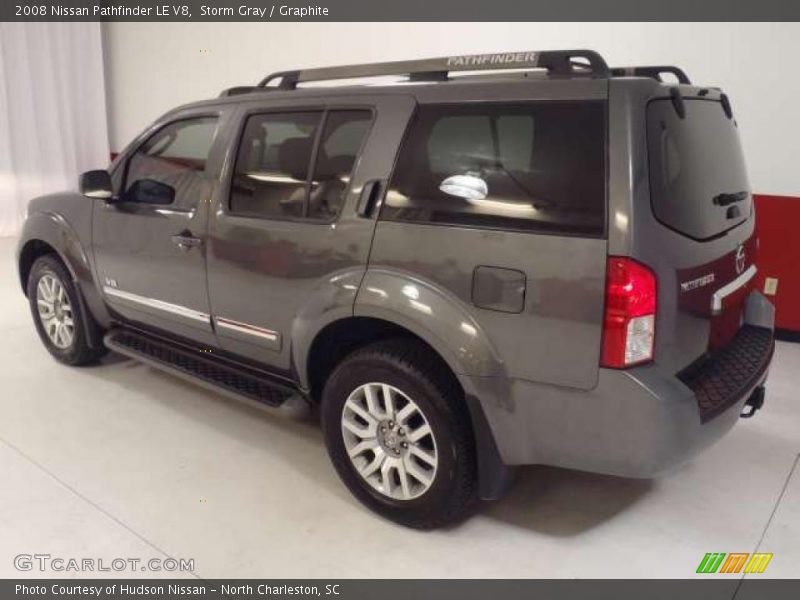Storm Gray / Graphite 2008 Nissan Pathfinder LE V8