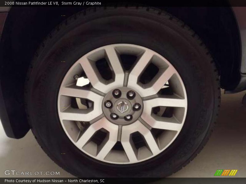 Storm Gray / Graphite 2008 Nissan Pathfinder LE V8
