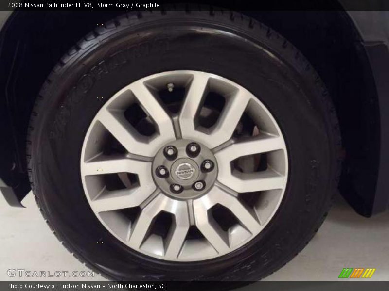 Storm Gray / Graphite 2008 Nissan Pathfinder LE V8