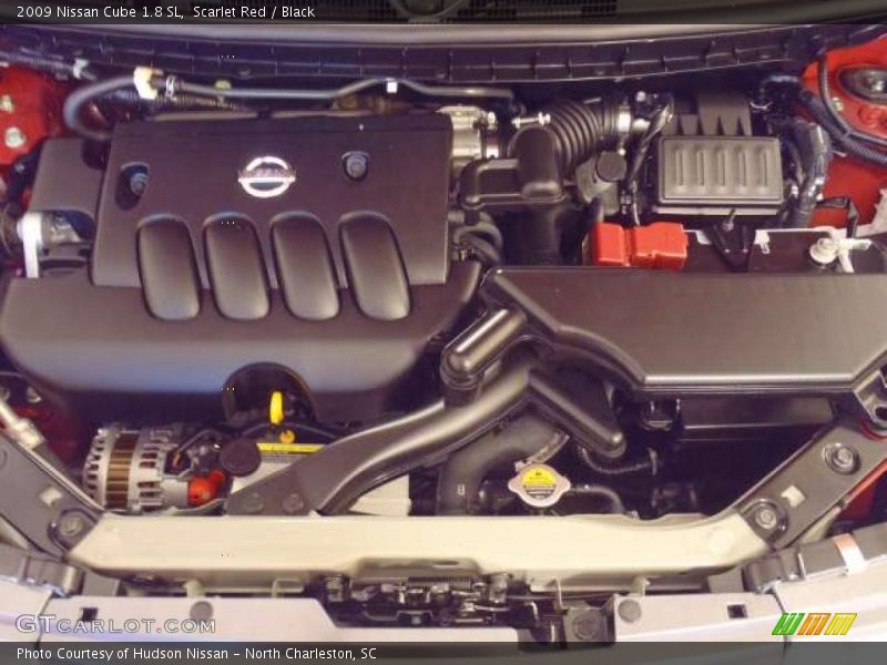Scarlet Red / Black 2009 Nissan Cube 1.8 SL