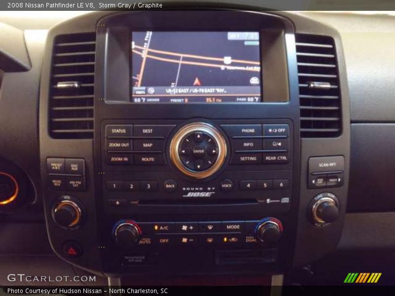 Storm Gray / Graphite 2008 Nissan Pathfinder LE V8