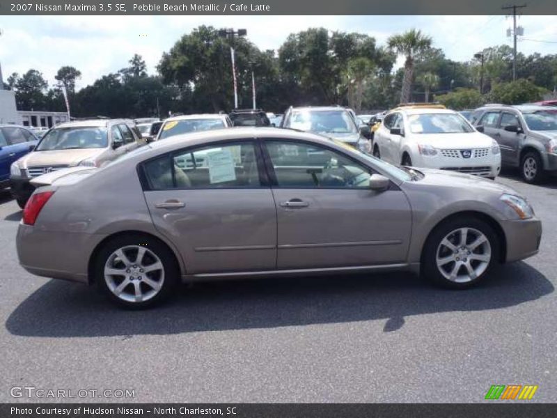 Pebble Beach Metallic / Cafe Latte 2007 Nissan Maxima 3.5 SE