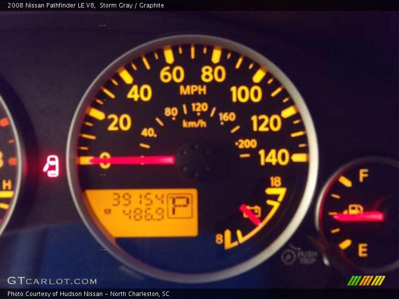 Storm Gray / Graphite 2008 Nissan Pathfinder LE V8