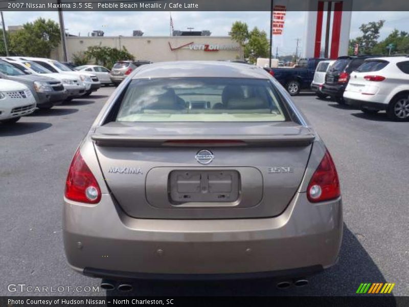 Pebble Beach Metallic / Cafe Latte 2007 Nissan Maxima 3.5 SE
