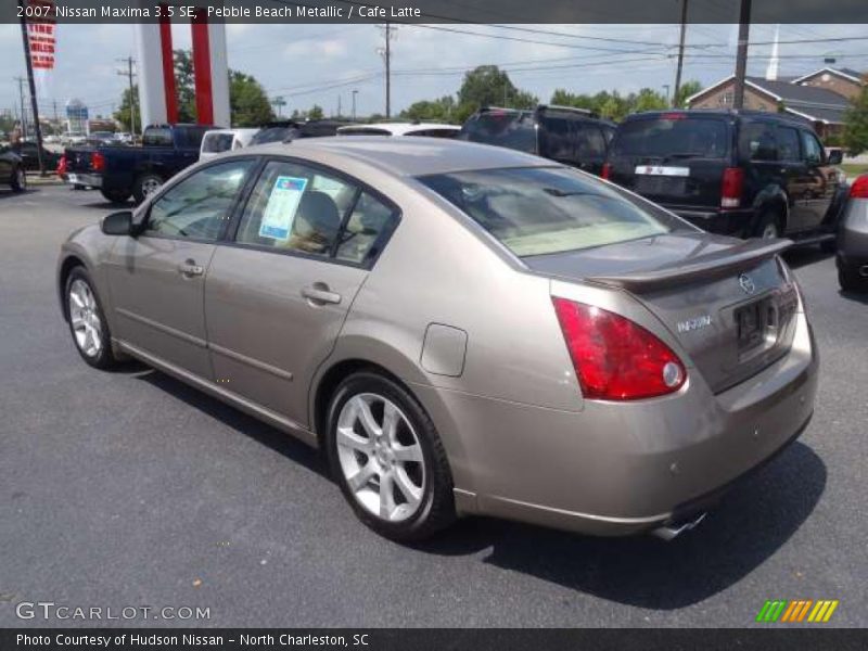 Pebble Beach Metallic / Cafe Latte 2007 Nissan Maxima 3.5 SE