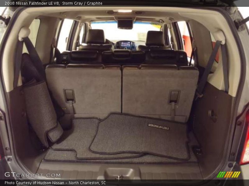 Storm Gray / Graphite 2008 Nissan Pathfinder LE V8