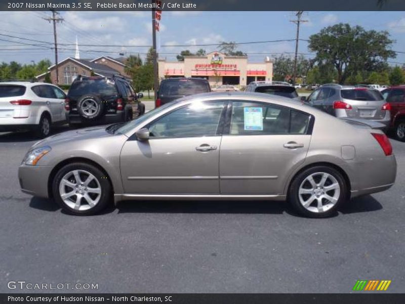 Pebble Beach Metallic / Cafe Latte 2007 Nissan Maxima 3.5 SE