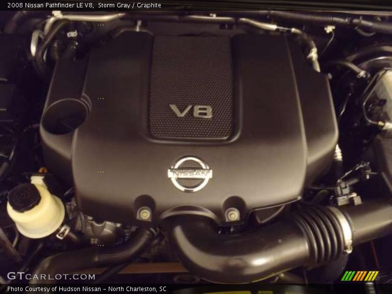 Storm Gray / Graphite 2008 Nissan Pathfinder LE V8