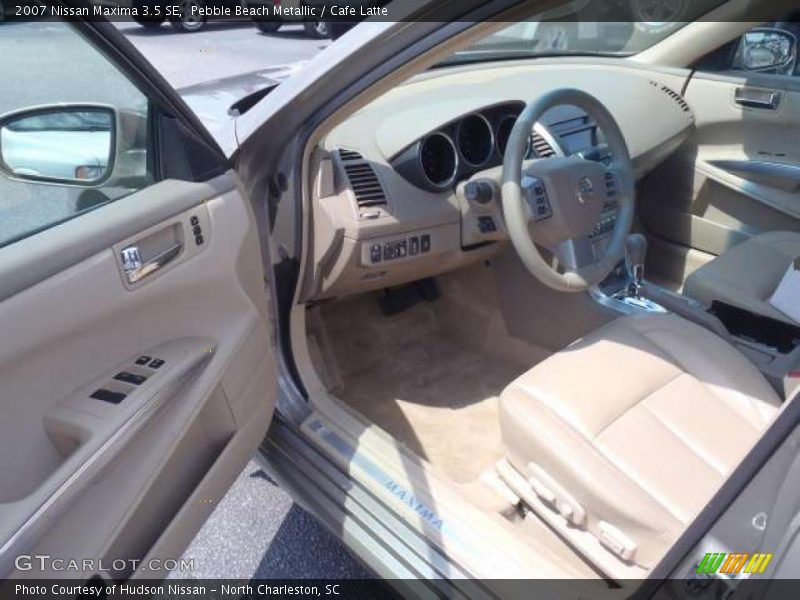 Pebble Beach Metallic / Cafe Latte 2007 Nissan Maxima 3.5 SE