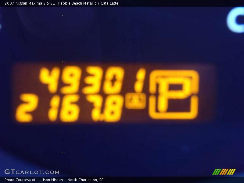 Pebble Beach Metallic / Cafe Latte 2007 Nissan Maxima 3.5 SE