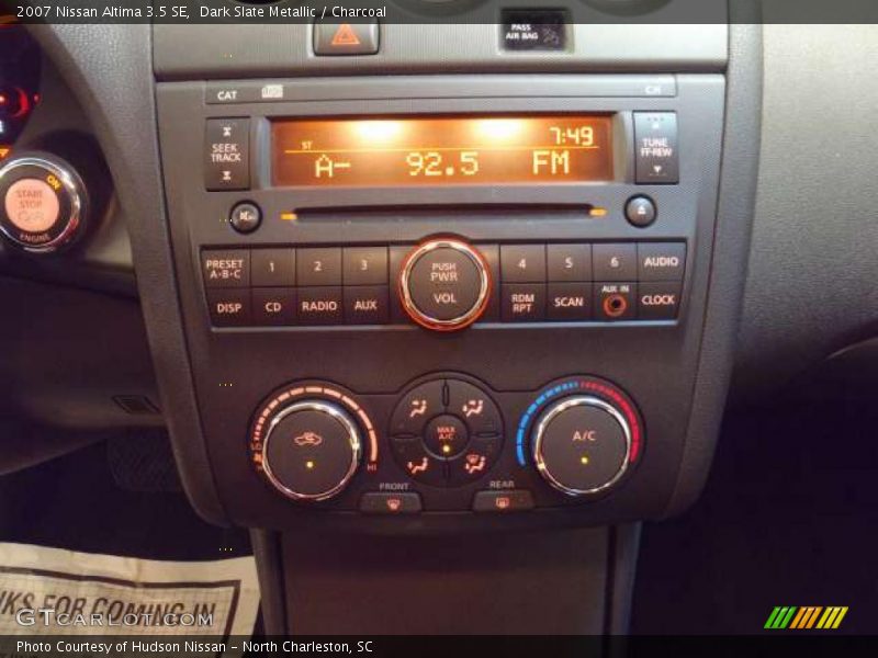 Dark Slate Metallic / Charcoal 2007 Nissan Altima 3.5 SE