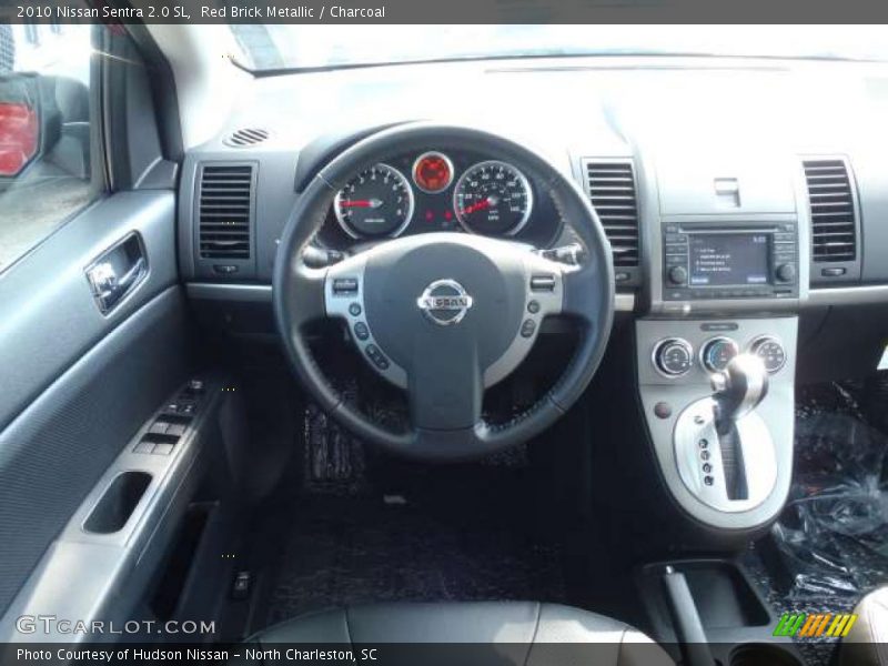 Red Brick Metallic / Charcoal 2010 Nissan Sentra 2.0 SL