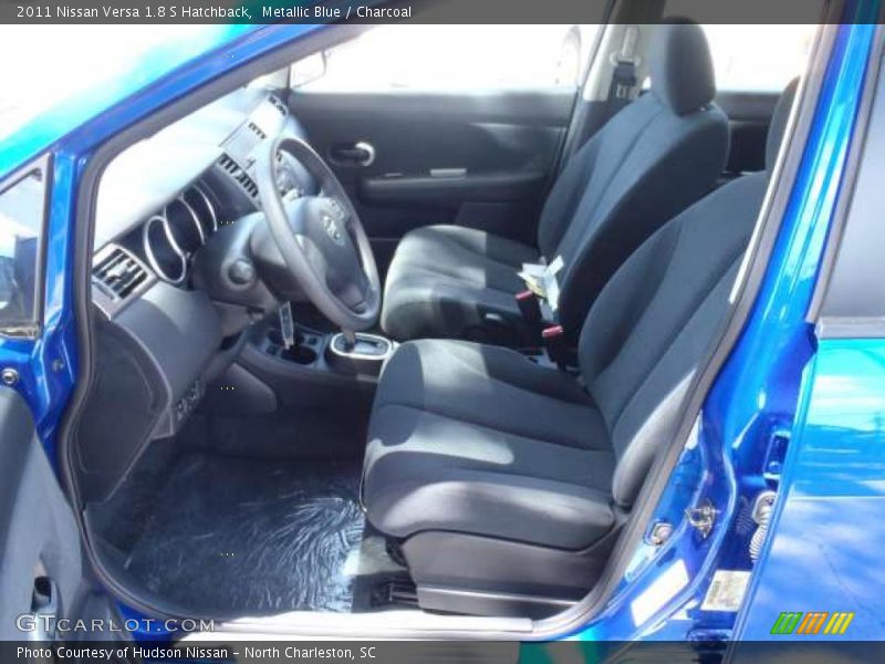 Metallic Blue / Charcoal 2011 Nissan Versa 1.8 S Hatchback