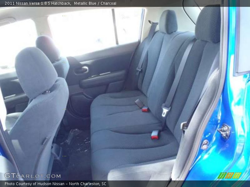 Metallic Blue / Charcoal 2011 Nissan Versa 1.8 S Hatchback