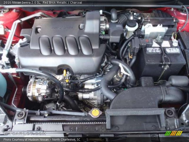 Red Brick Metallic / Charcoal 2010 Nissan Sentra 2.0 SL