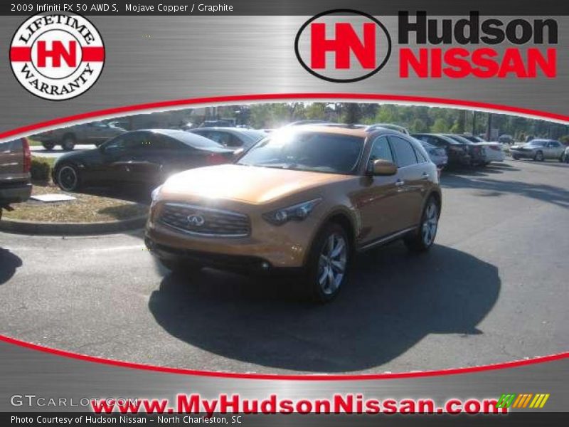 Mojave Copper / Graphite 2009 Infiniti FX 50 AWD S