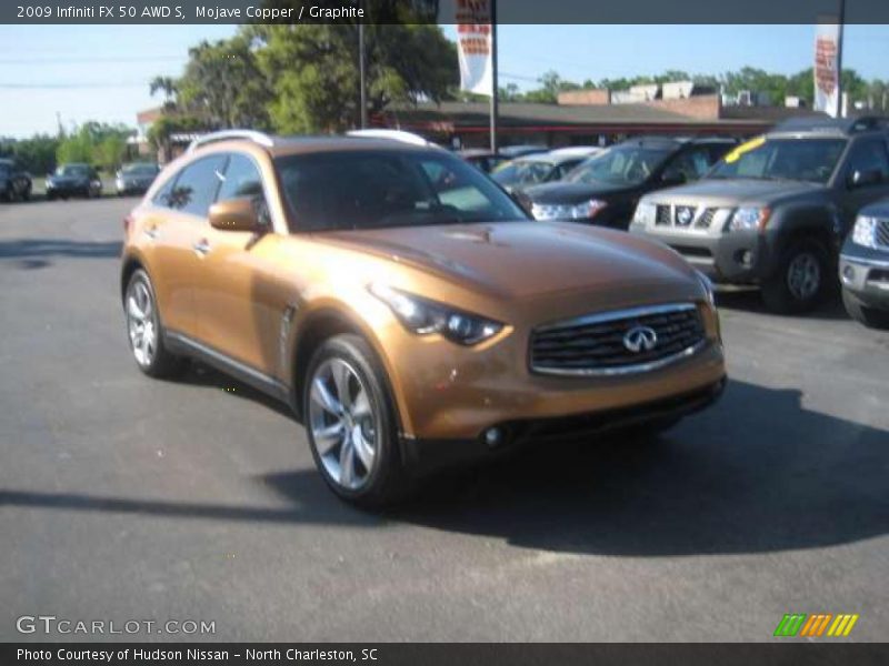 Mojave Copper / Graphite 2009 Infiniti FX 50 AWD S