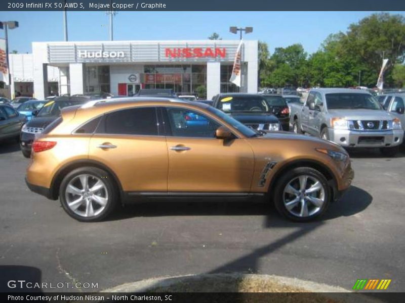 Mojave Copper / Graphite 2009 Infiniti FX 50 AWD S