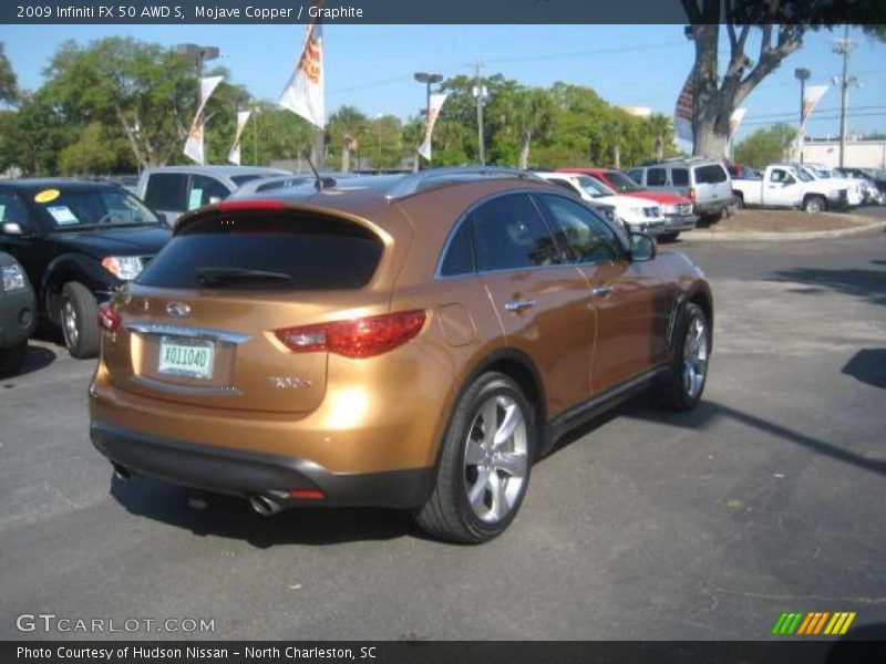 Mojave Copper / Graphite 2009 Infiniti FX 50 AWD S