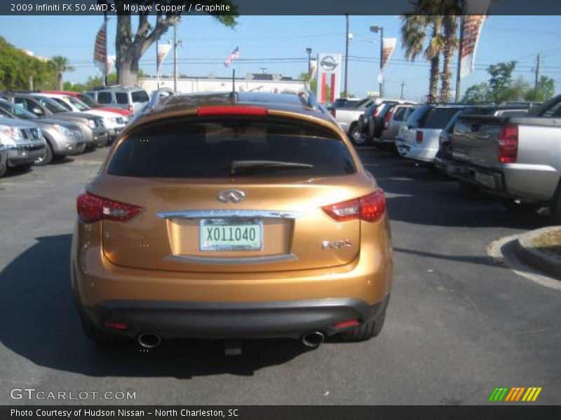 Mojave Copper / Graphite 2009 Infiniti FX 50 AWD S