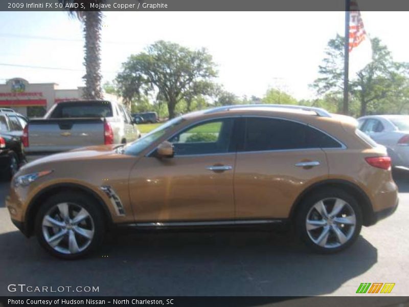Mojave Copper / Graphite 2009 Infiniti FX 50 AWD S