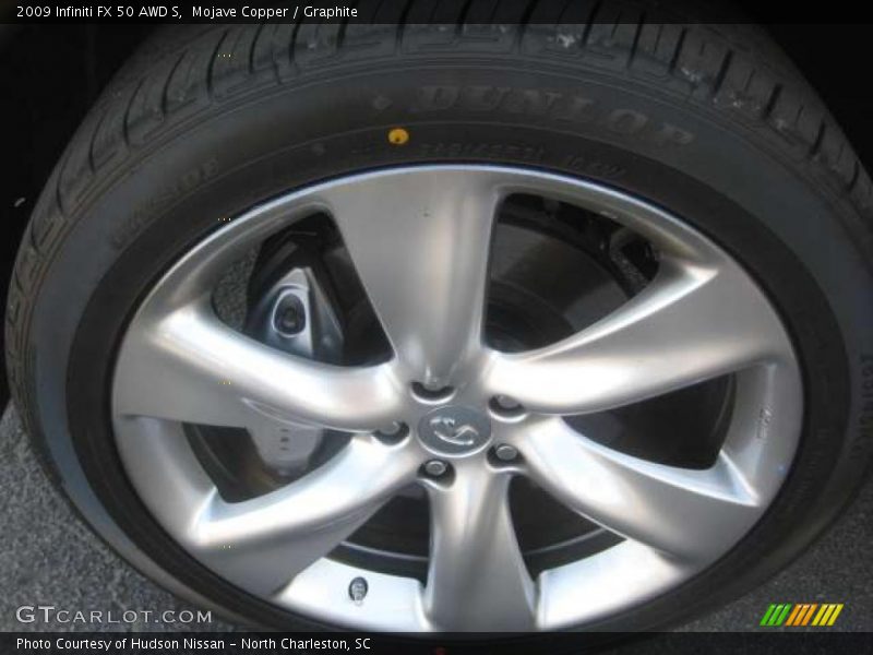 Mojave Copper / Graphite 2009 Infiniti FX 50 AWD S