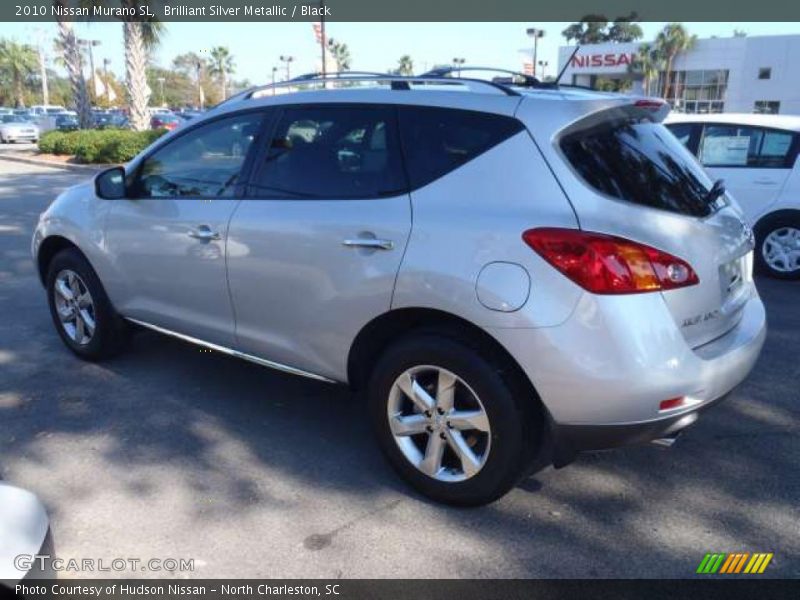 Brilliant Silver Metallic / Black 2010 Nissan Murano SL