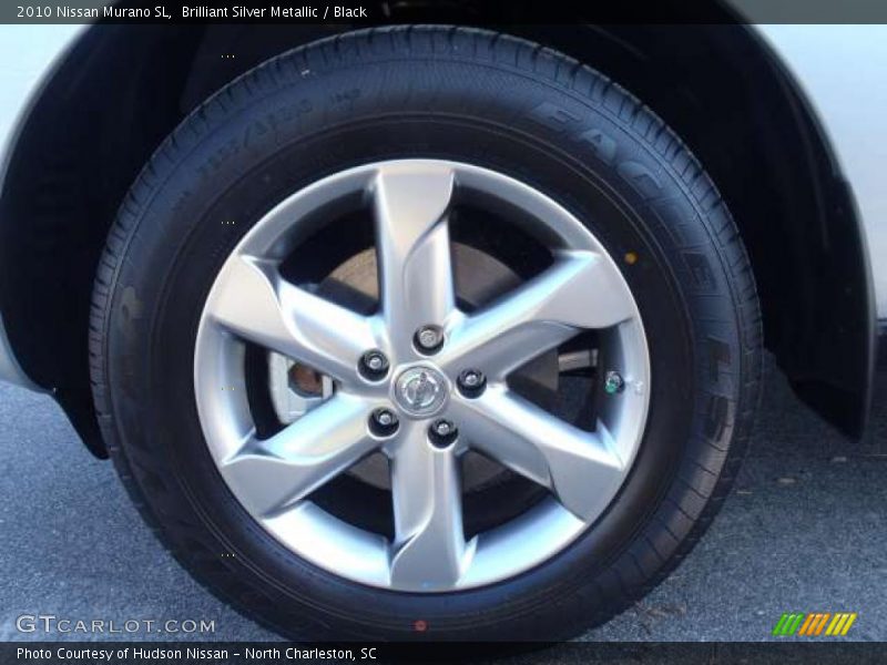 Brilliant Silver Metallic / Black 2010 Nissan Murano SL