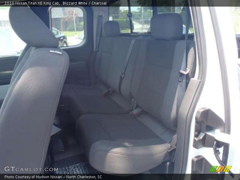 Blizzard White / Charcoal 2010 Nissan Titan XE King Cab