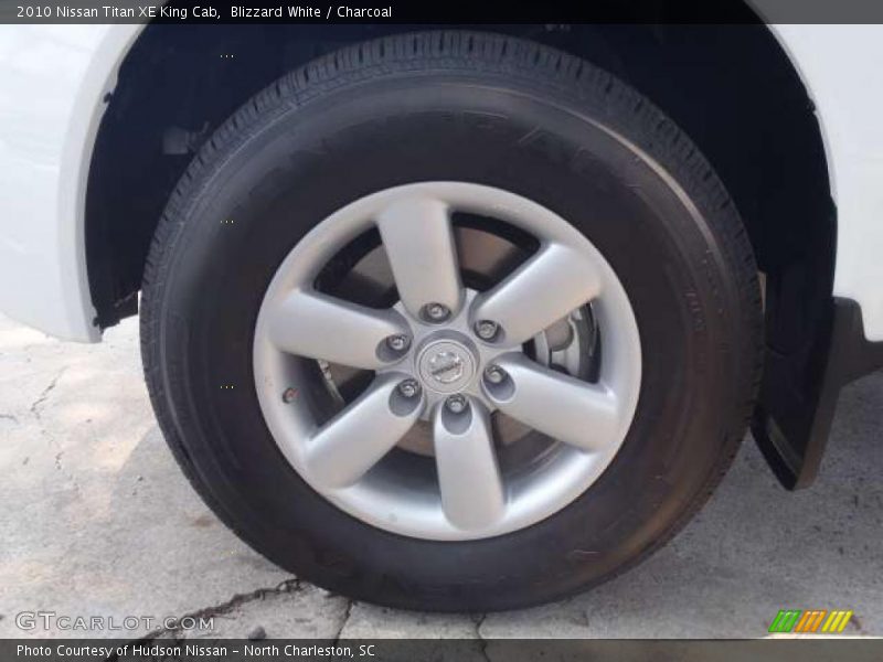 Blizzard White / Charcoal 2010 Nissan Titan XE King Cab