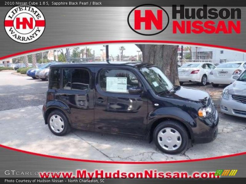 Sapphire Black Pearl / Black 2010 Nissan Cube 1.8 S