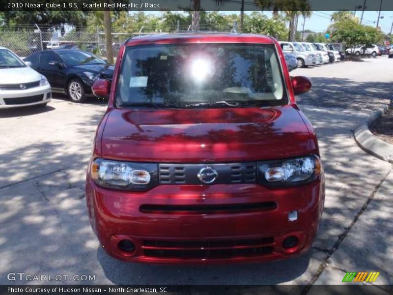 Scarlet Red Metallic / Black 2010 Nissan Cube 1.8 S