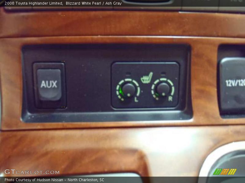 Blizzard White Pearl / Ash Gray 2008 Toyota Highlander Limited