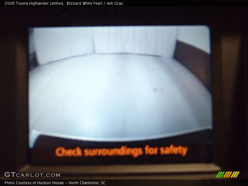 Blizzard White Pearl / Ash Gray 2008 Toyota Highlander Limited